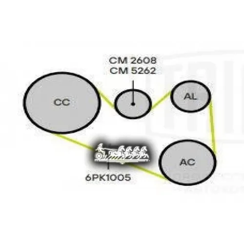 Ролик Ремня Приводного Bmw 1(F20) 11-/3(F30) 11-/4(F32) 13-/5(F10) 09- 2.0I/2.8I Генератора (С Натяж. Мех.) Trialli 