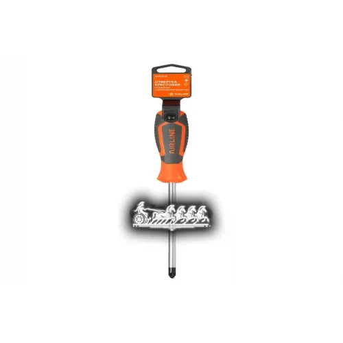 Отвертка Крестовая Pz3x150мм С Эргономичной Рукояткой Магнитная Пласт.подвес AIRLINE 