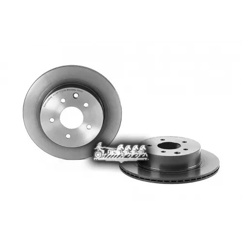 Диск Тормозной Nissan Qashqai/X-Trail 03- Задн.вент. (Мин. 2 Шт.) Brembo 