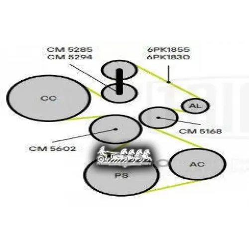 Ролик Ремня Приводного Bmw 3(E90) 05- 3.0I Генератора (С Натяж. Мех.) Trialli 