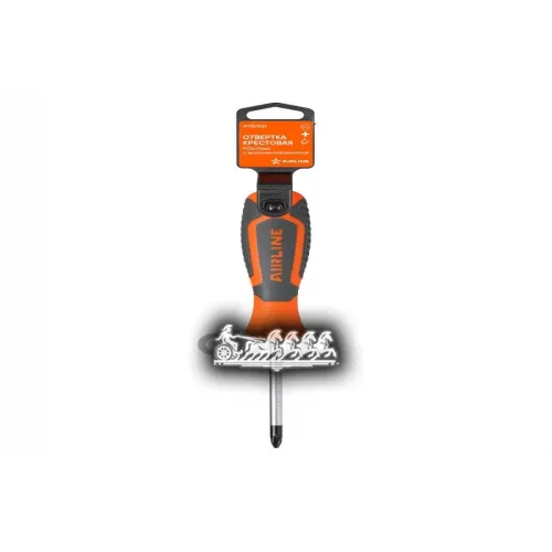 Отвертка Крестовая Pz2x75мм, Магнитный Наконечник, Пласт.подвес AIRLINE 