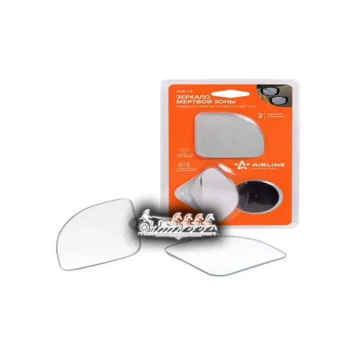 Зеркало Мертвой Зоны Квадратное 50*50 Мм. Повор.360 Гр.. (Компл. 2 Шт.) AIRLINE 