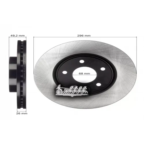 Диск Тормозной Nissan Teana 13- Перед. AVANTECH 