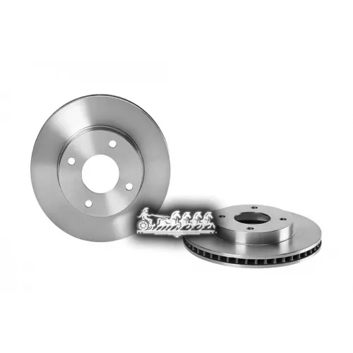 Диск Тормозной Nissan Tiida 07- Перед.вент. (Мин. 2 Шт.) Brembo 
