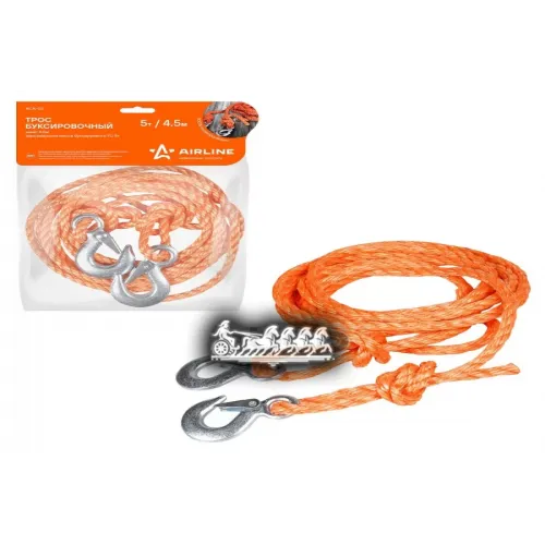 Трос Буксировочный Канат 5 Т. 4.5 М AIRLINE 