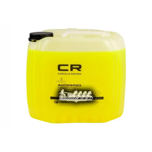 Cr Антифриз Флуор. Renault/Lada/Nissan -40°С. Жёлтый. Готовый. 10Л (1) Carville Racing 