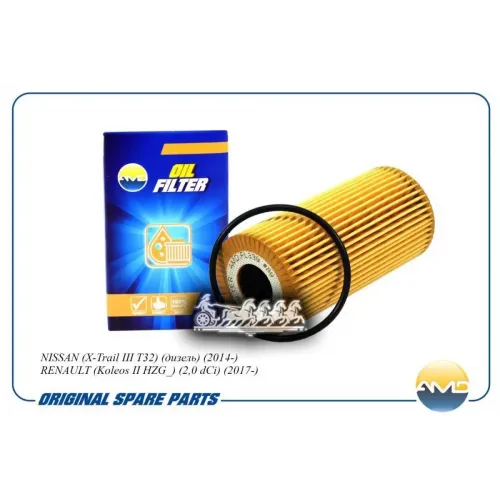 Фильтр Масляный Renault/Nissan X-Trail T32/Koleos 14- AMD 