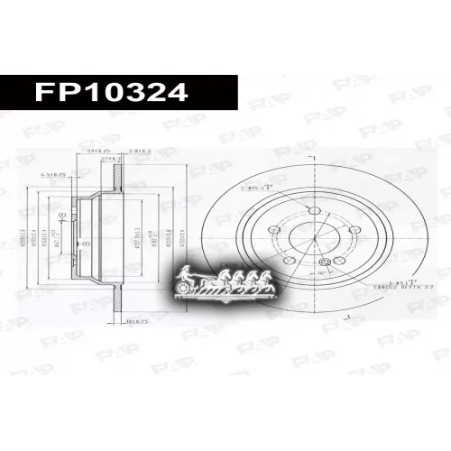 Диск Тормозной Mb W211 03- 2.0-3.2Cdi FAP 
