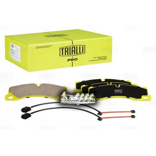 Колодки Тормозные Дисковые (Керам.) 2 Датчика Pro Перед Trialli 