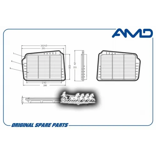 Фильтр Воздушный AMD 