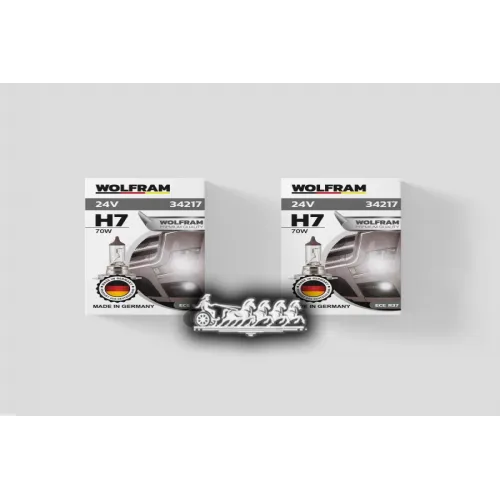 Лампа 24V H7 70W Px26d Wolfram Halogen Bulb 1 Шт. Картон  WOLFRAM 