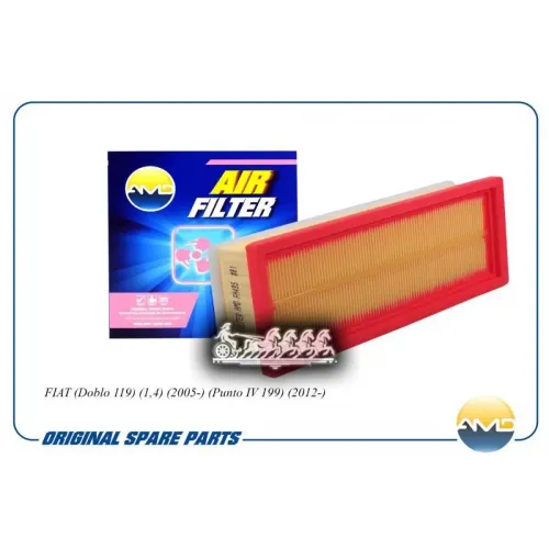 Фильтр Воздушный Fiat Doblo/Punto Iv 05- AMD 