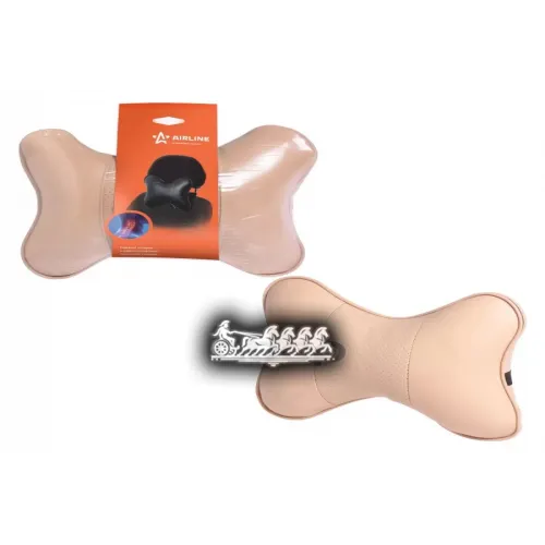 Подушка-Косточка На Подгол. Лима. Экокожа.бежевая AIRLINE 