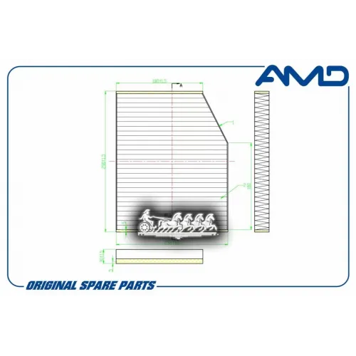 Фильтр Салона Ford Transit 14- AMD 