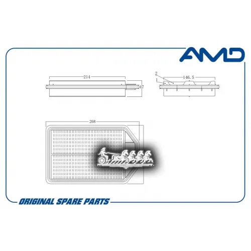 Фильтр Воздушный AMD 