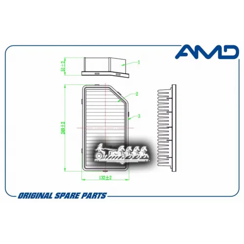 Фильтр Воздушный AMD 