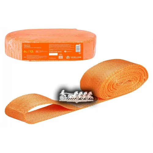 Трос Буксировочный Лента 12 Т. 6 М. Без Крюков AIRLINE 