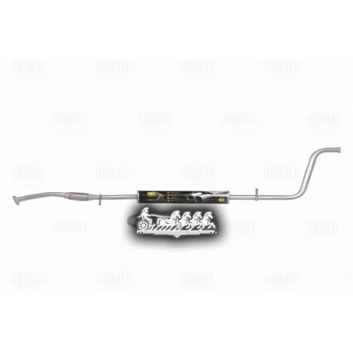 Глушитель Доп. Алюм. (Резонатор) Для А/М Lada Vesta (15-) (Eam 0127) Trialli 