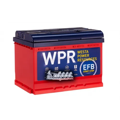 Аккумулятор Efb 6Ст-60Vlr Lb 60Ah 620A 242Х175х175 Полярность 0 WPR battery 