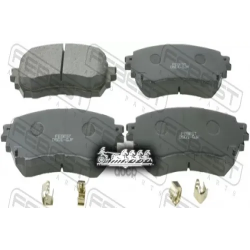 Колодки Тормозные Передние Mazda 6 Gj 2012-2012 [Eu] Febest 0501-GJF