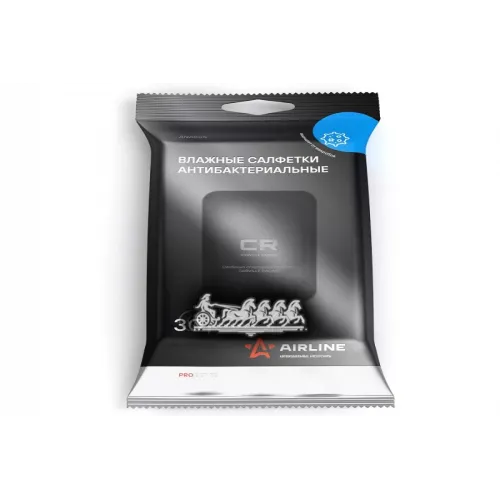 Салфетки Влажные Антибактериальные Pro (30 Шт.) AIRLINE 