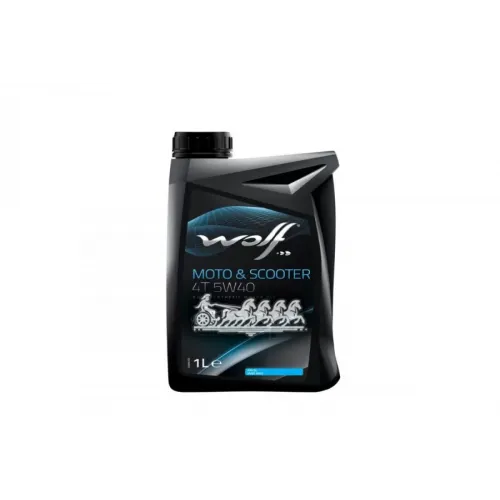 Масло Для Мототехники Moto & Scooter 4T 5W40 1L Wolf 