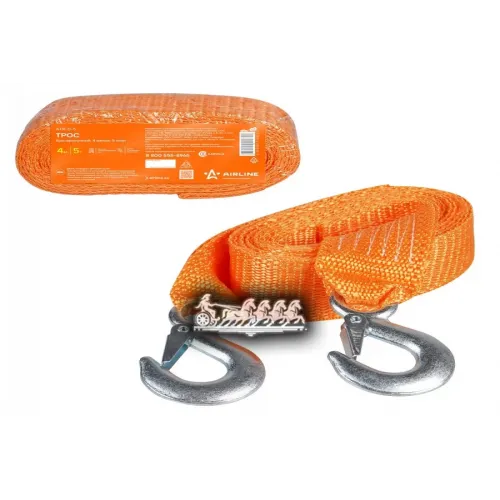 Трос Буксировочный Лента 5 Т, 4 М AIRLINE 