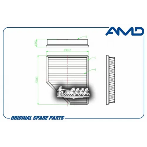 Фильтр Воздушный Bmw 3(G20) 18- AMD 