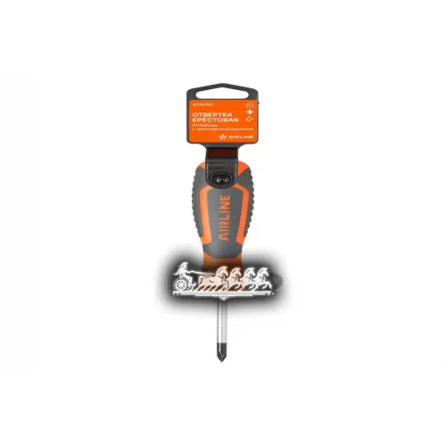 Отвертка Крестовая Ph1x50мм, Магнитный Наконечник, Пласт.подвес AIRLINE 