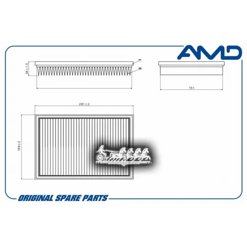 Фильтр Воздушный AMD 