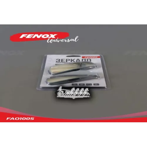 Зеркало Мертвой Зоны 2Шт 9*3.3См Прямоугольное FENOX 