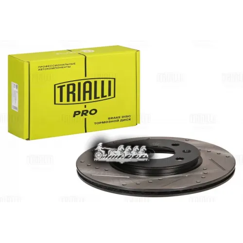 Диск Торм. Перед. Для А/М Hyundai Solaris (10-) (17-) D=256 Superiore (Df 0841S) Trialli 