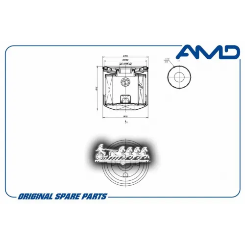 Фильтр Масляный AMD 