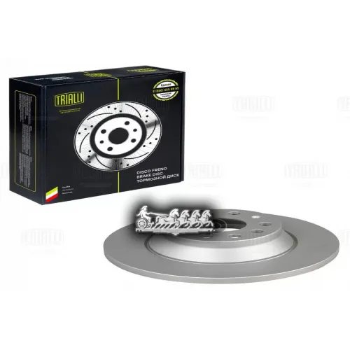 Диск Торм. Для А/М Vw Tiguan (16-)/Skoda Kodiaq (16-)/Audi Q3 (16-) Зад. D=300 (Окраш.) (Df 190443) Trialli 