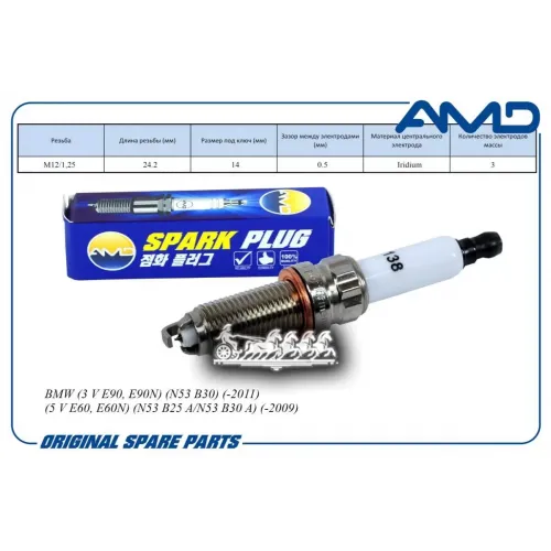 Свеча Зажигания Bmw 3(90)/5(E60) AMD 