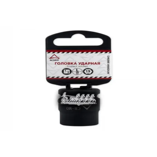 Головка Ударная 1/2Dr 6-Гр. 19 Мм Cr-Mo. На Холдере ARNEZI 