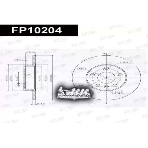 Диск Тормозной Opel Astra 97- 1.6-2.2D FAP 