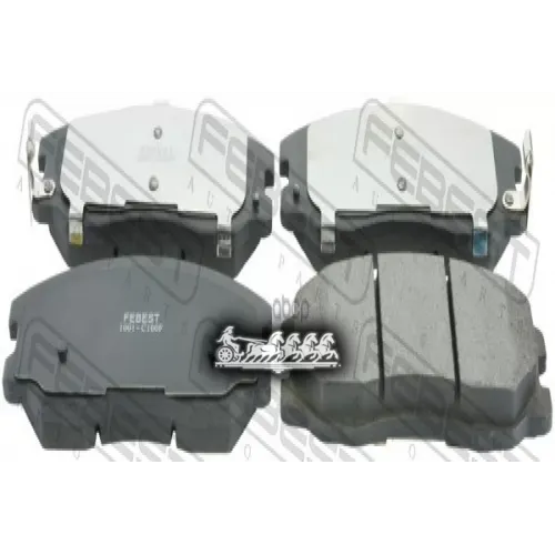 Колодки Тормозные Передние Комплект Febest 1001-C100F