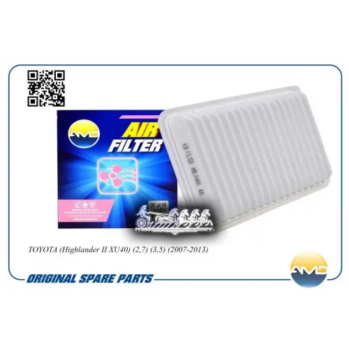 Фильтр Воздушный Toyota Highlander Ii 07- 2.7-3.5 AMD 