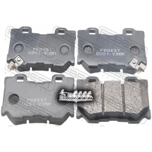 Колодки Тормозные Задние Febest 0201-V36R