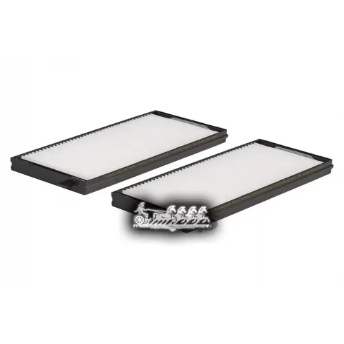 Фильтр Салона Kia Rio I/Clarus 96- 1.5I/1.8I/2.0I (Компл. 2 Шт.) Carville Racing 