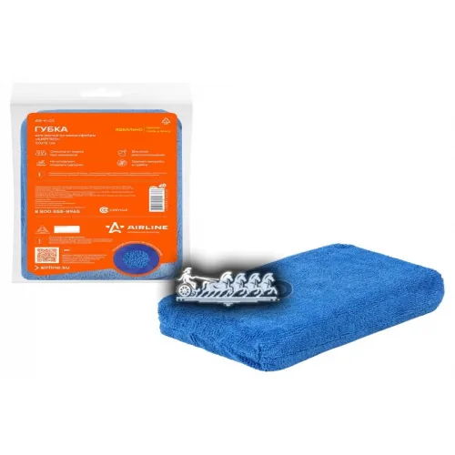 Губка Для Мытья Из Микрофибры Кирпич (Ab-K-03) AIRLINE 