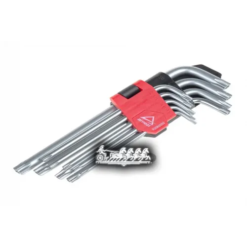 Набор Имбусовых Ключей Torx С Отверстием 9Пр ARNEZI 