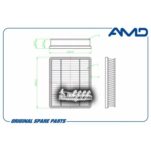 Фильтр Воздушный AMD 