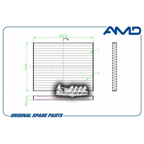 Фильтр Салонный AMD 