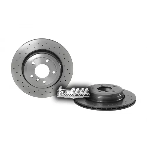 Диск Тормозной Bmw 5 (E60/E61) -10 (С Перфорацией) 2.0-3.0 Задн.вент. D=320 Brembo 