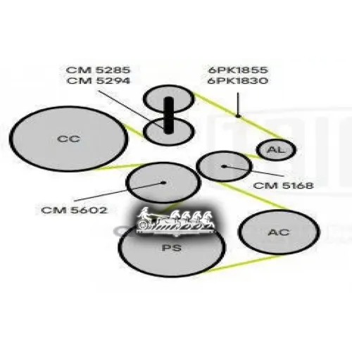 Ролик Ремня Приводного Bmw 3(E90) 05- 3.0I Генератора (Только Ролик) Trialli 