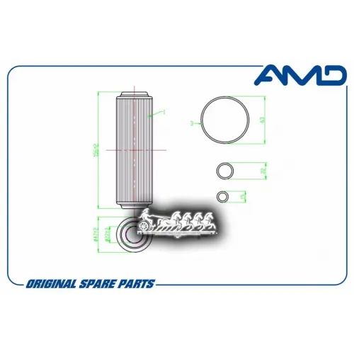 Фильтр Масляный Mb W203/W204/W211 02- Kompressor AMD 