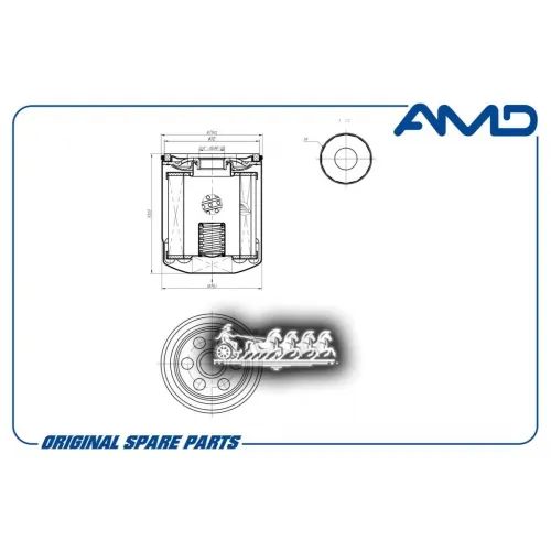 Фильтр Масляный AMD 