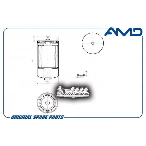Фильтр Топливный 31922-26910/Ff24 AMD 